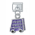 Charm pendentif Autobus à Deux Étages Violet — photo du produit