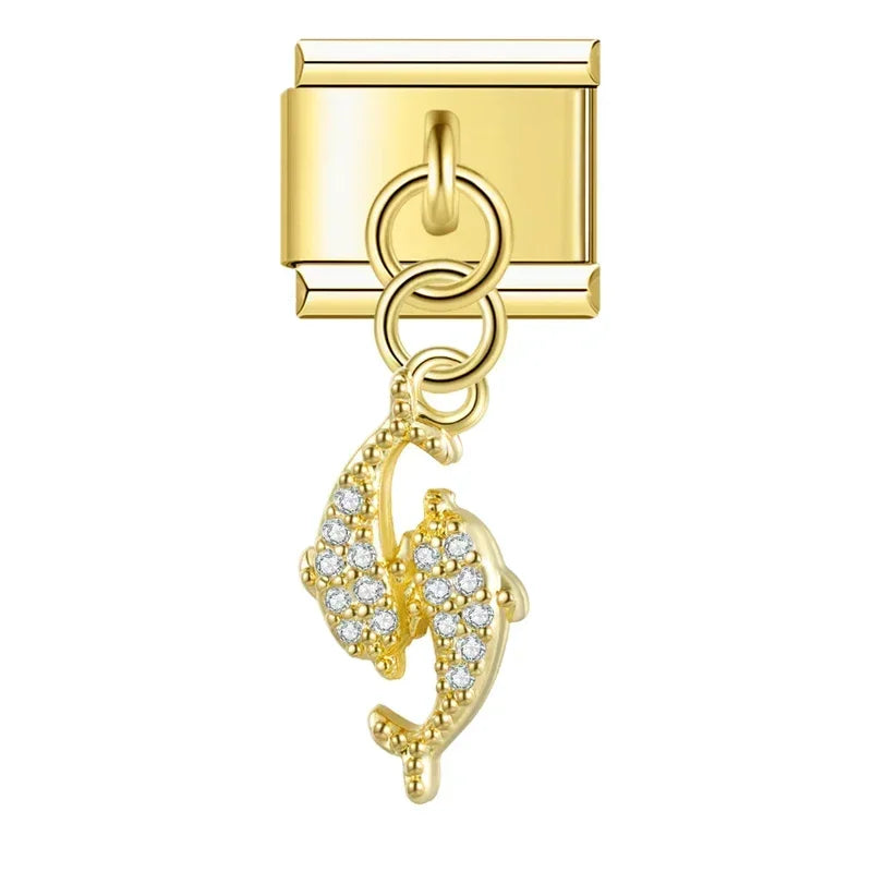 Charm Couronne et Lune - NO 24