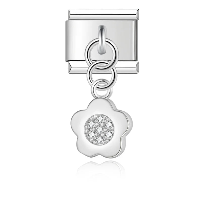 Charm Chien et Fleur - DJ1381 NO 10