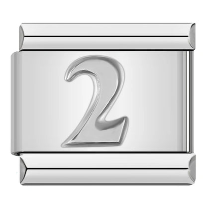 Number Charm Collection — 9mm Italian Bracelet