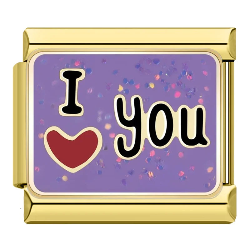 Charm Cœur Amour Doré - DJ1404 NO 14
