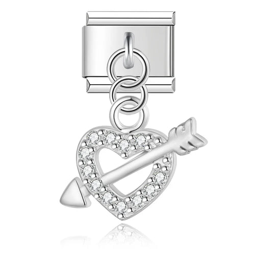 Charm Cœur et Lèvres CZ - DJ1383 NO 8