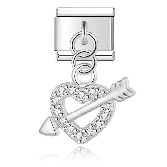 Charm Cœur et Lèvres CZ - DJ1383 NO 8