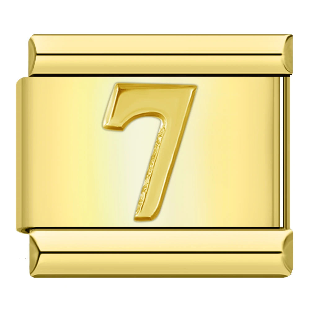 Number Charm Collection Vol. 2 — 9mm Italian Bracelet