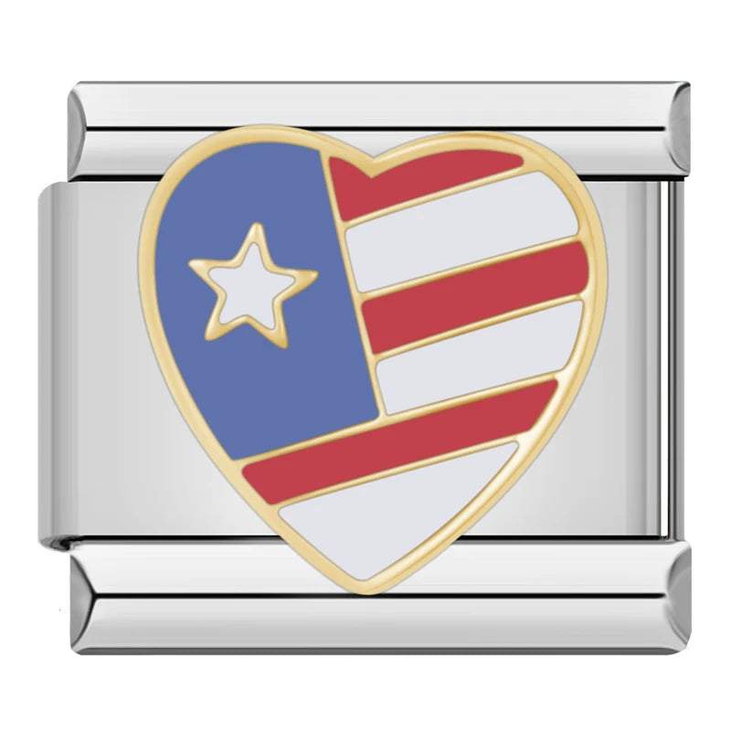 Sweet Heart Charm Collection — 9mm Italian Bracelet