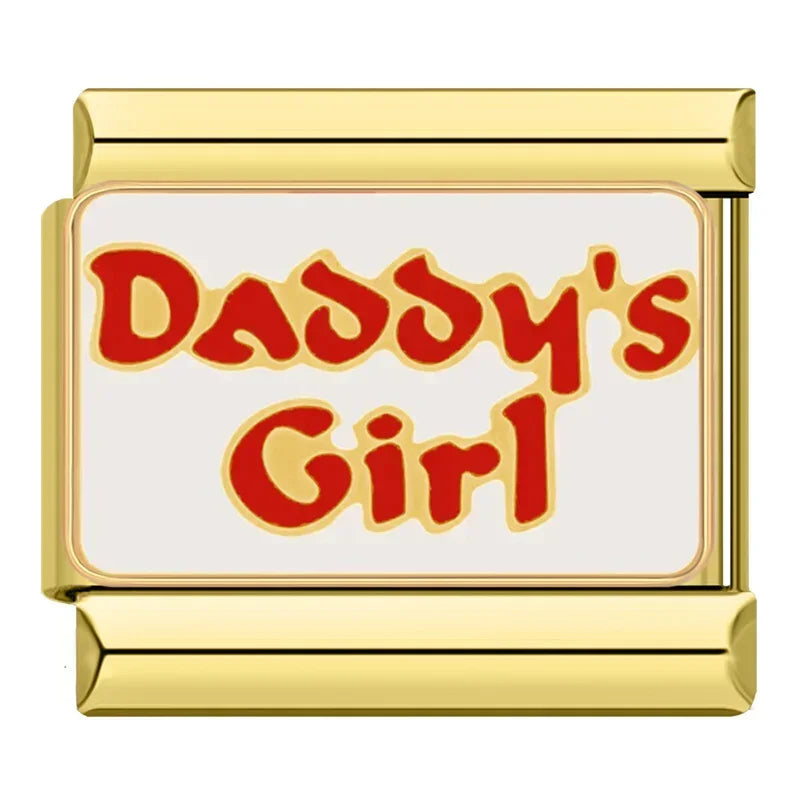 Daisy Flower Charm Collection — 9mm Italian Bracelet
