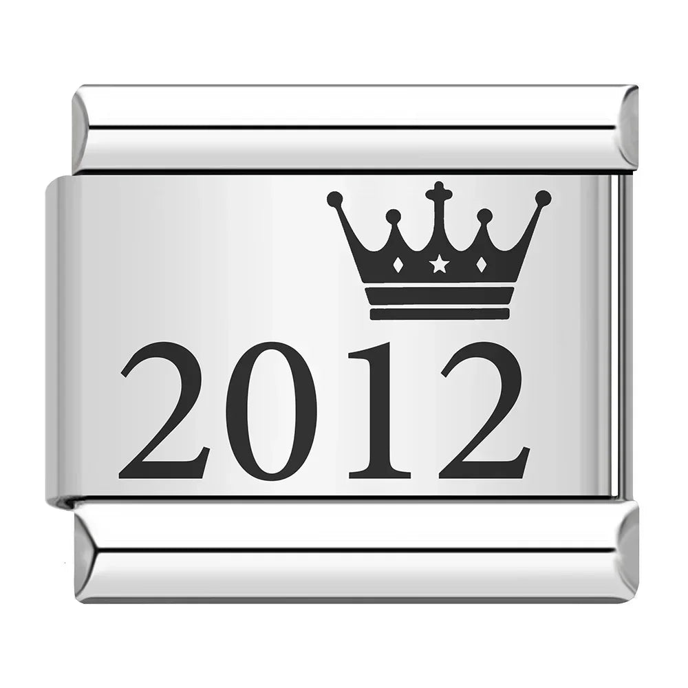 Birth Year Charm Collection — 9mm Italian Bracelet