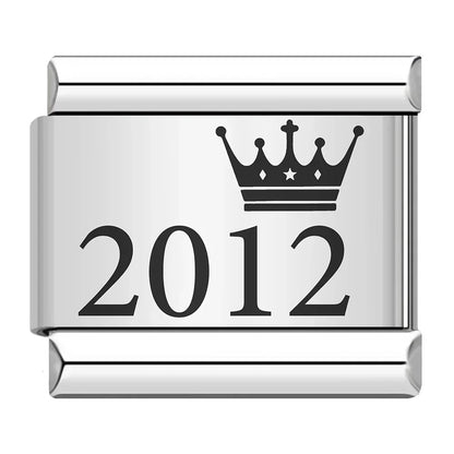 Birth Year Charm Collection — 9mm Italian Bracelet