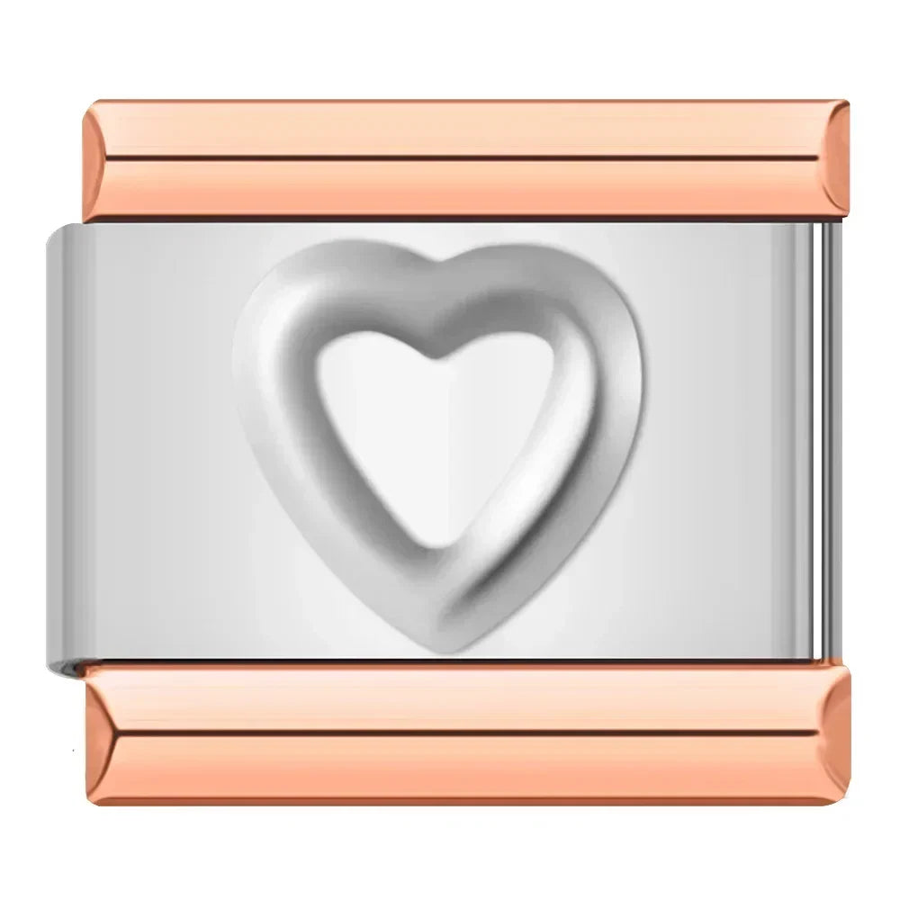 Charm Maillon Cœur Amour - DJ347-C