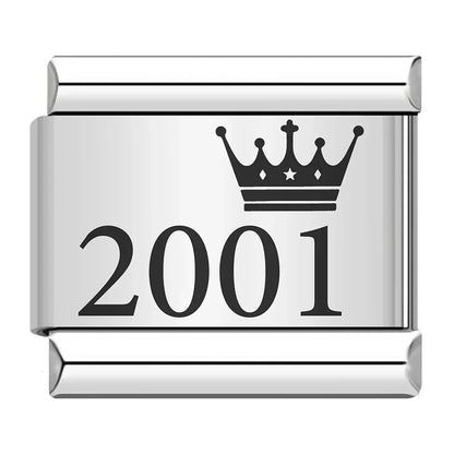 Birth Year Charm Collection — 9mm Italian Bracelet