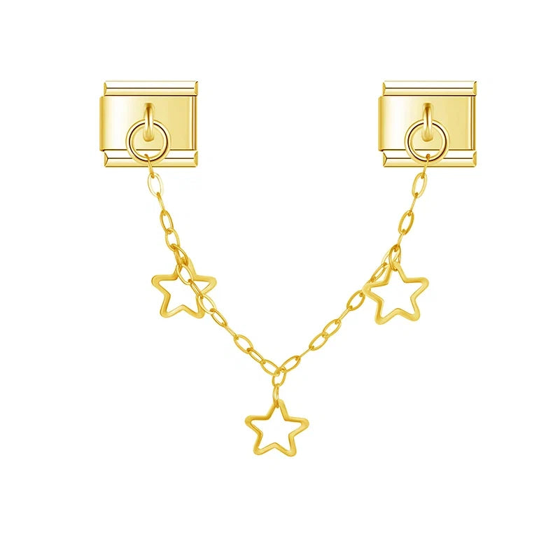 Charm Chaîne Cœur et Étoile - DJ1424 NO 4