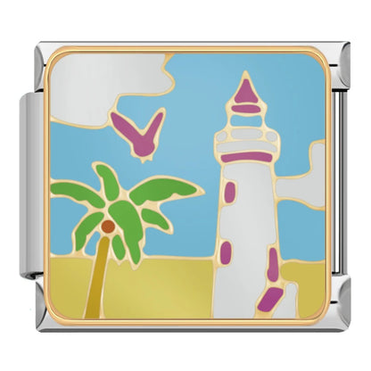 Travel Adventure Charm Collection — 9mm Italian Bracelet