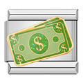 Charm Billet Vert Motif Dollar — photo du produit