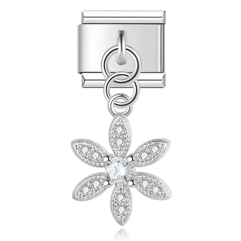 Charm Chien et Fleur - DJ1381 NO 7