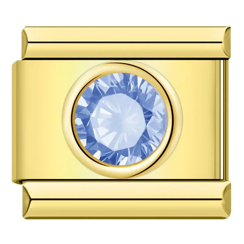 Charm CZ Rond Arc-en-Ciel - DJ1444 NO 4