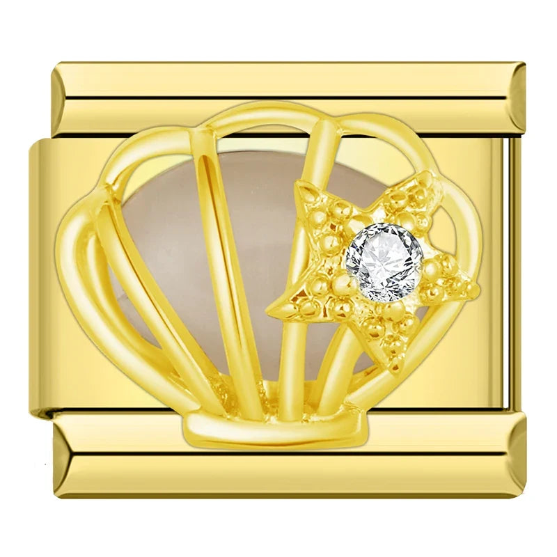 Charm Couronne CZ Arc-en-Ciel - DJ2005 NO 9