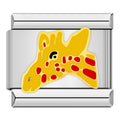 Charm Girafe Jaune Argentée — photo du produit