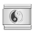 Charm Yin Yang Argenté et Noir — photo du produit