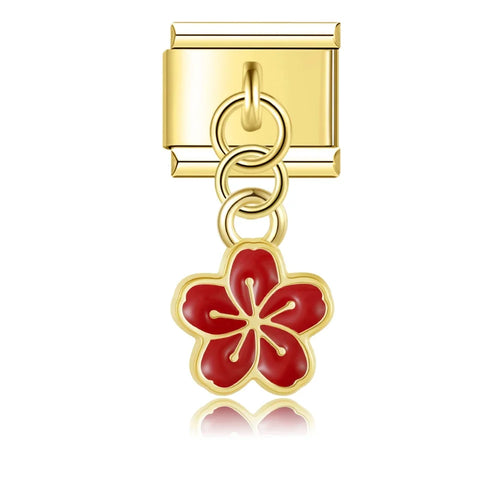 Charm Fleur et Cœur Dorés - DJ1471 NO 5