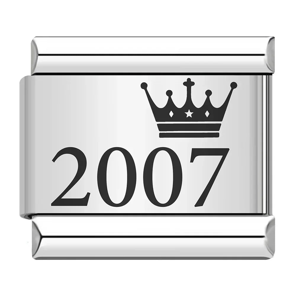 Birth Year Charm Collection — 9mm Italian Bracelet