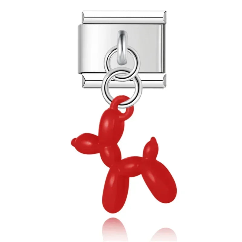 Charm Chien Ballon - DJ594 F Red