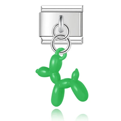 Balloon Dog Charm Collection — 9mm Italian Bracelet