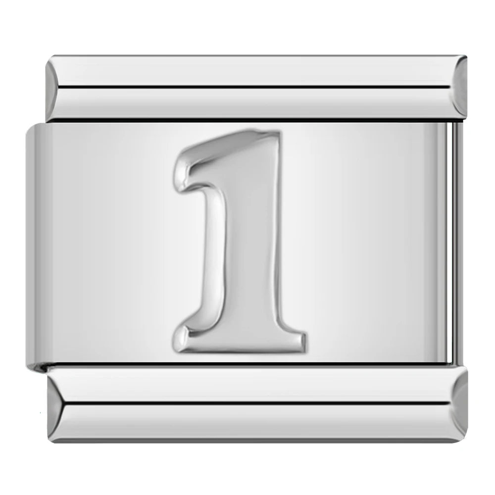 Number Charm Collection — 9mm Italian Bracelet