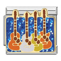 Charm Guitares sur Fond Bleu — photo du produit