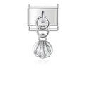 Charm pendentif Coquillage Argenté — photo du produit