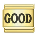 Charm Mot Good Noir sur Doré — photo du produit