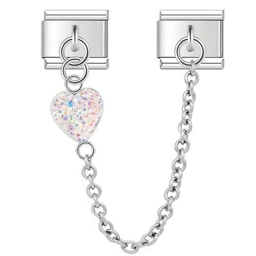 Charm Maillon Cœur Romantique - B