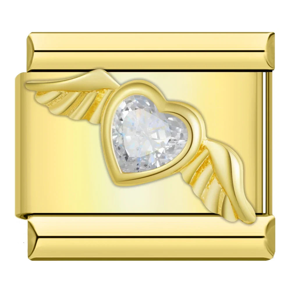 Charm Couronne CZ Arc-en-Ciel - DJ2006 NO 10