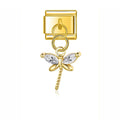 Charm pendentif Libellule Dorée Fine — photo du produit