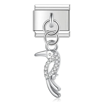 Bird & Reptile Charm Collection — 9mm Italian Bracelet