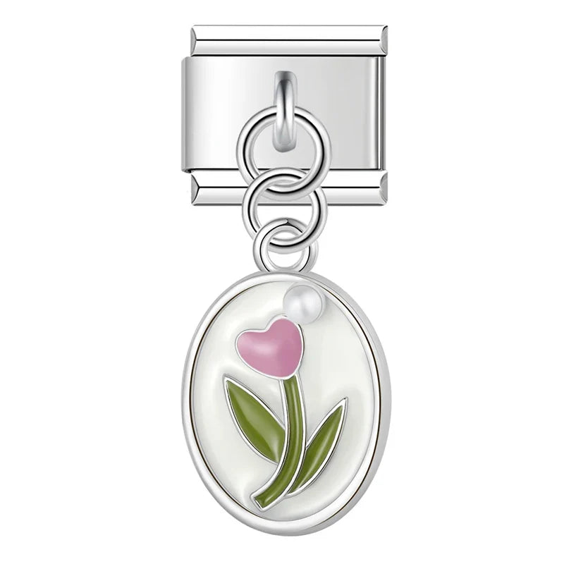 Charm Tulipe Ellipse - DJ1456 NO 7