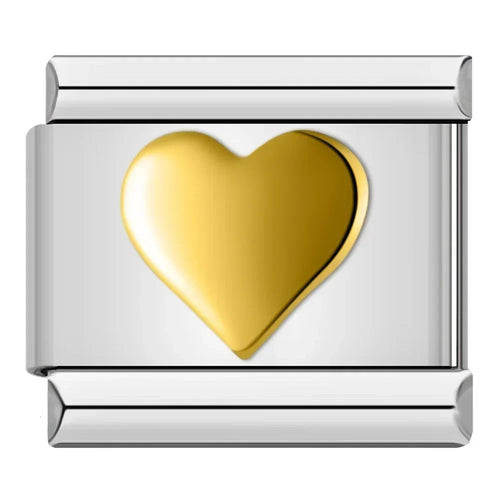 Charm Maillon Cœur Amour - C1