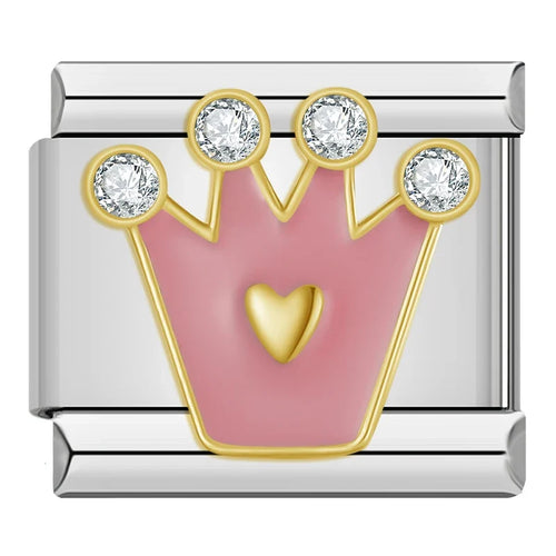 Charm Couronne CZ Arc-en-Ciel - DJ2008 NO 7