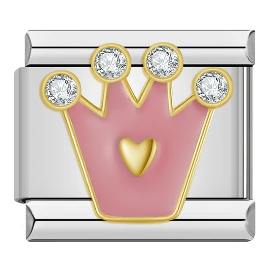 Charm Couronne CZ Arc-en-Ciel - DJ2008 NO 7