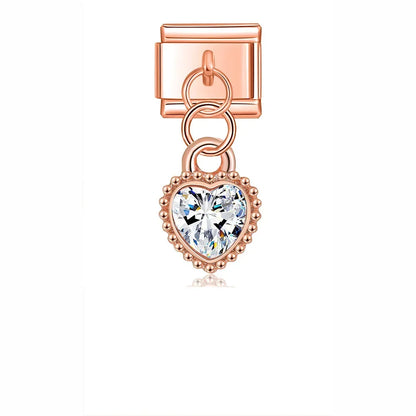 Crown & Paw Charm Collection — 9mm Italian Bracelet