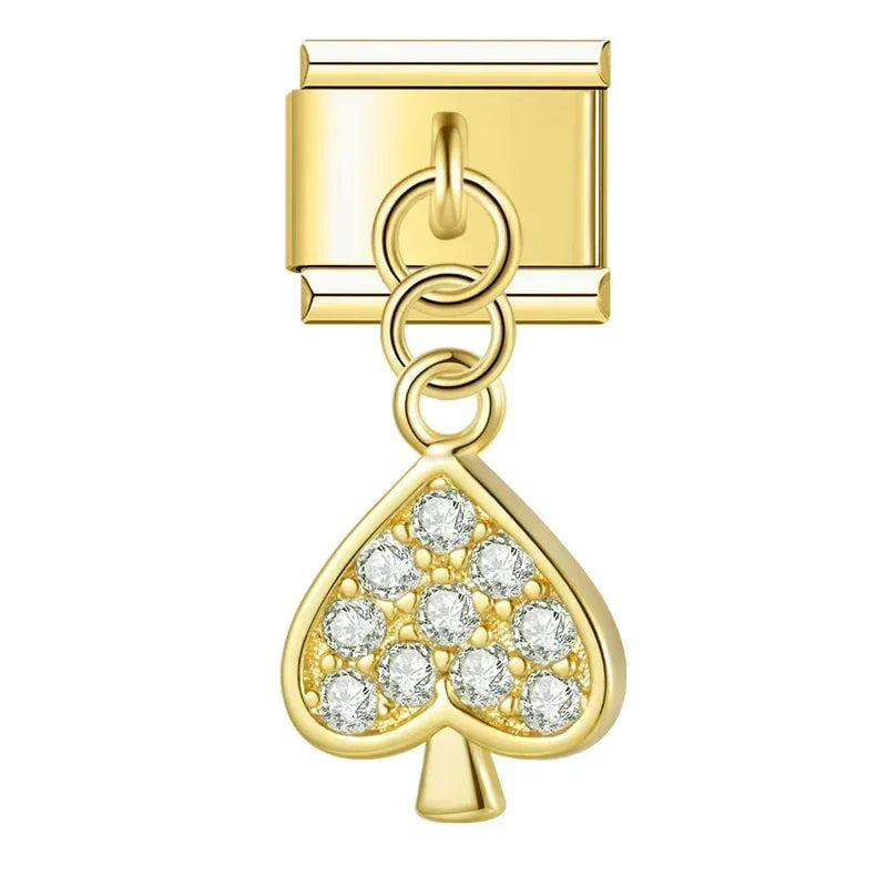 Charm Couronne et Lune - NO 17