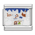 Charm Illustrations Hivernales Argenté — photo du produit
