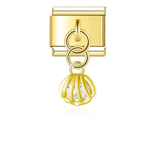Charm Lune, Cadenas et Planète Dorés - DJ1560 NO 4
