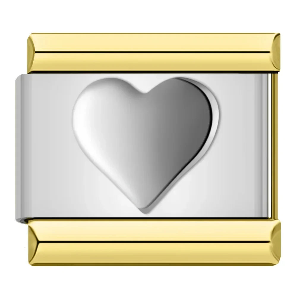 Charm Maillon Cœur Amour - H9