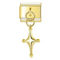 Charm pendentif Étoile Polaire Dorée Lisse — photo du produit