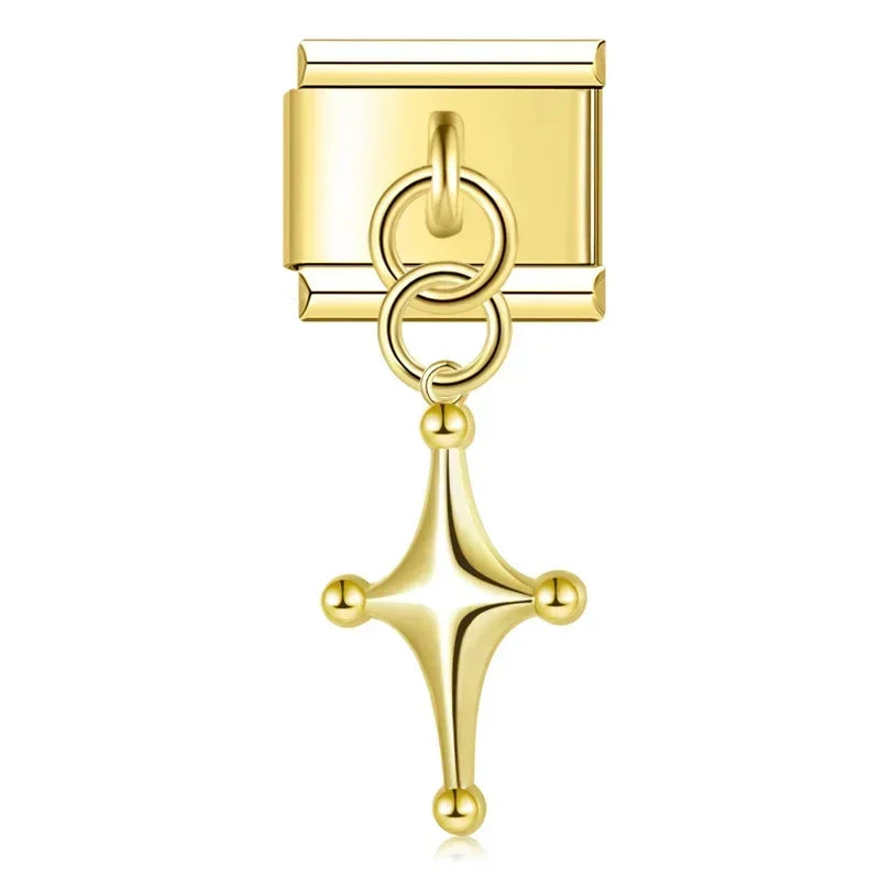 Charm Croix, Cœur et Couronne - DJ804 A