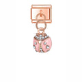 Charm pendentif Coccinelle Rose Doré — photo du produit