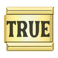 Charm Mot True Noir sur Doré — photo du produit