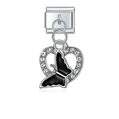 Nature & Animal Dangle Charm Collection — 9mm Italian Bracelet