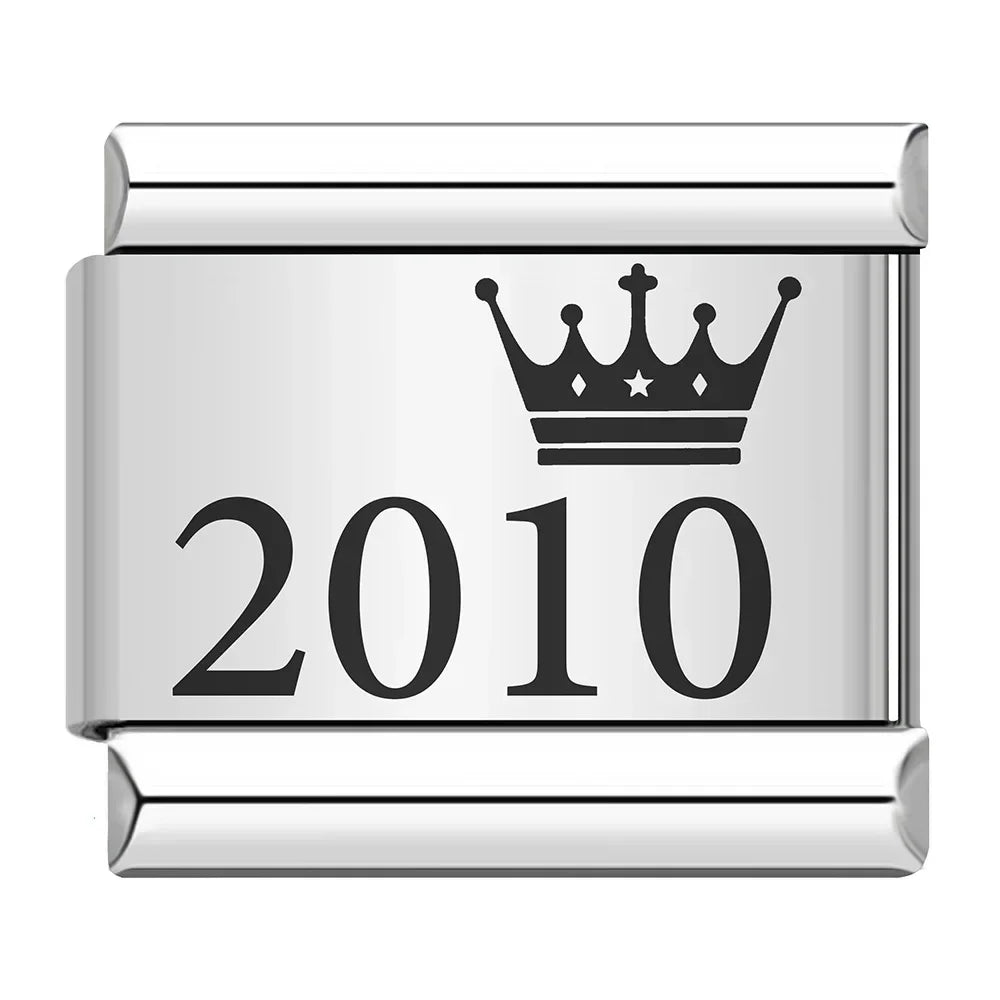Birth Year Charm Collection — 9mm Italian Bracelet