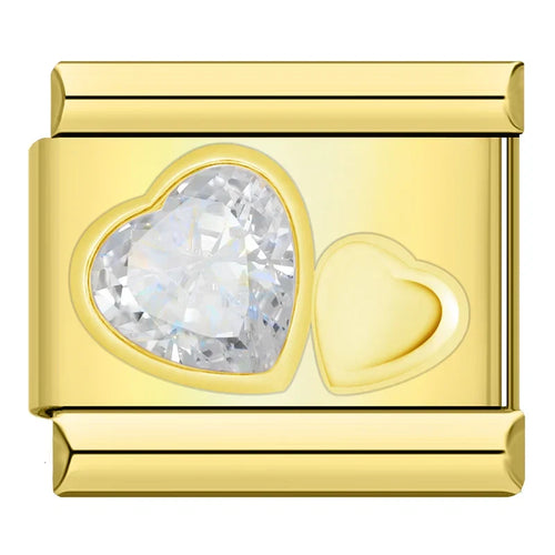 Charm Cœur CZ Arc-en-Ciel - DJ1467 NO 4